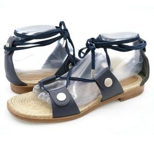 Rag & Bone Navy Gladiator Sandals